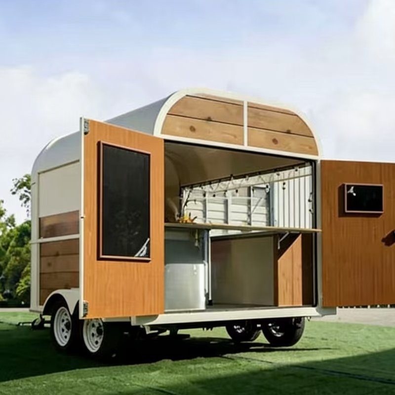 Vintage Horse Drawn Food Trailer