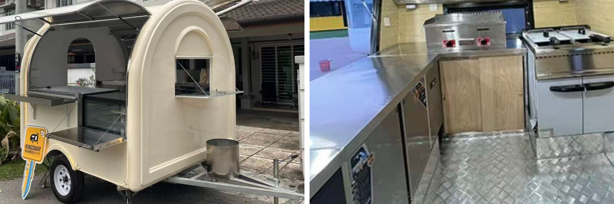 Custom Small Food Trailer