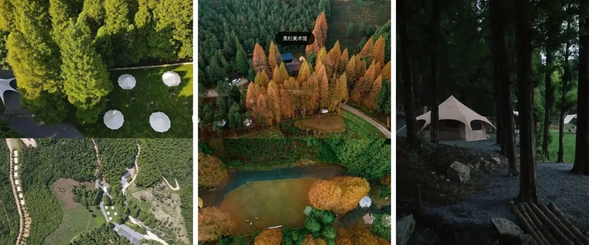 Planification et conception de campings : échapper à l'agitation urbaine, poésie et horizons lointains sous la tente