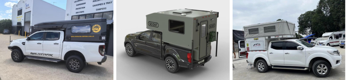 Pickup Mounted Camper