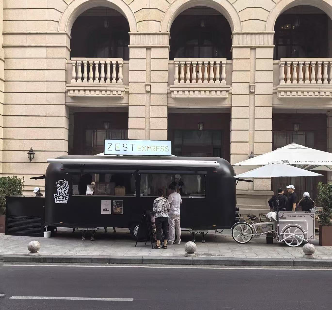 Custom food truck trailer