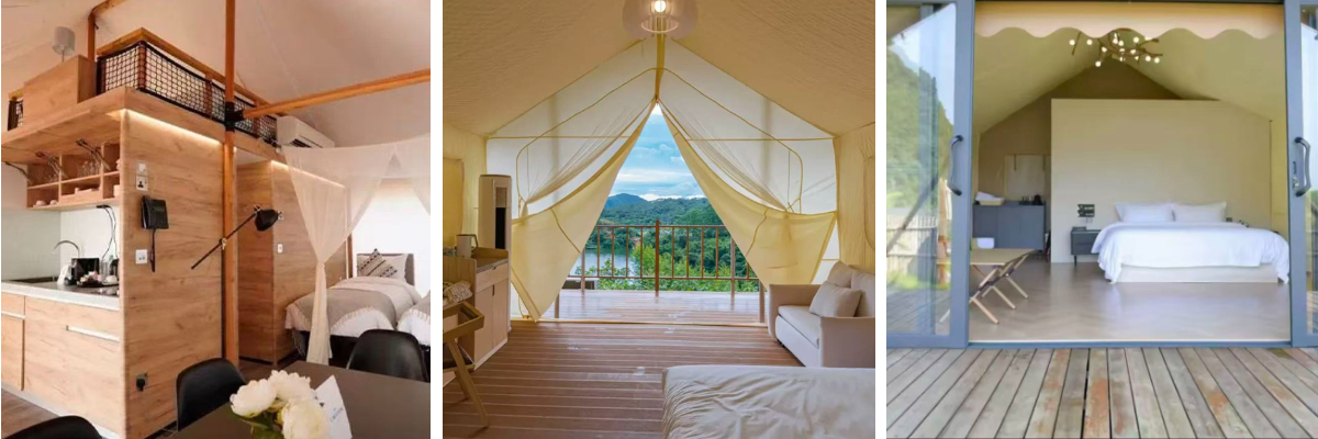 เต็นท์ฮุนซ่าสุดหรู