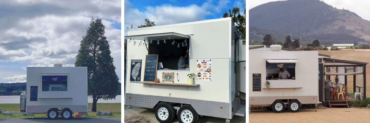 Mini Square Food Trailer