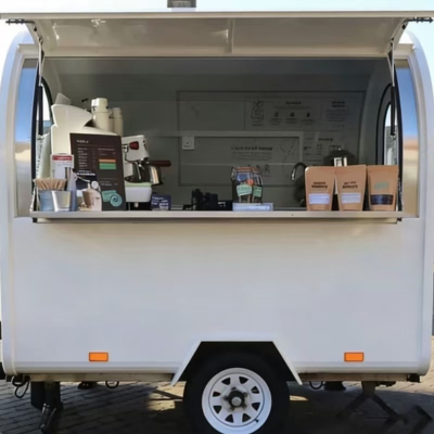 Petite remorque alimentaire personnalisée