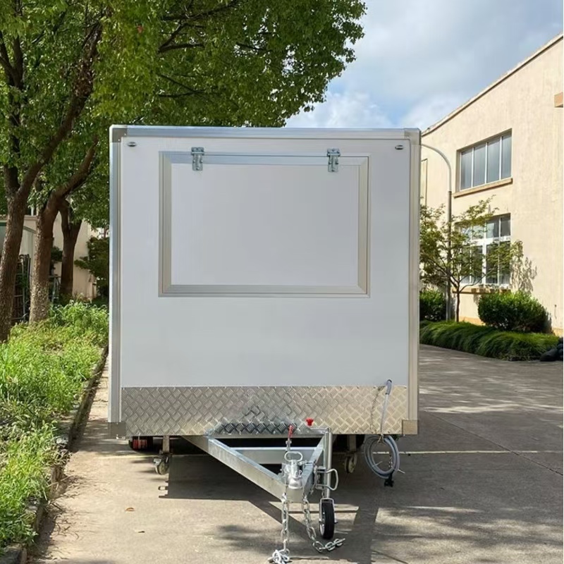 Custom Square Food Trailer