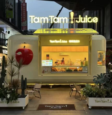 Custom coffee trailer