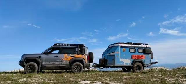 Remolque de camping plegable