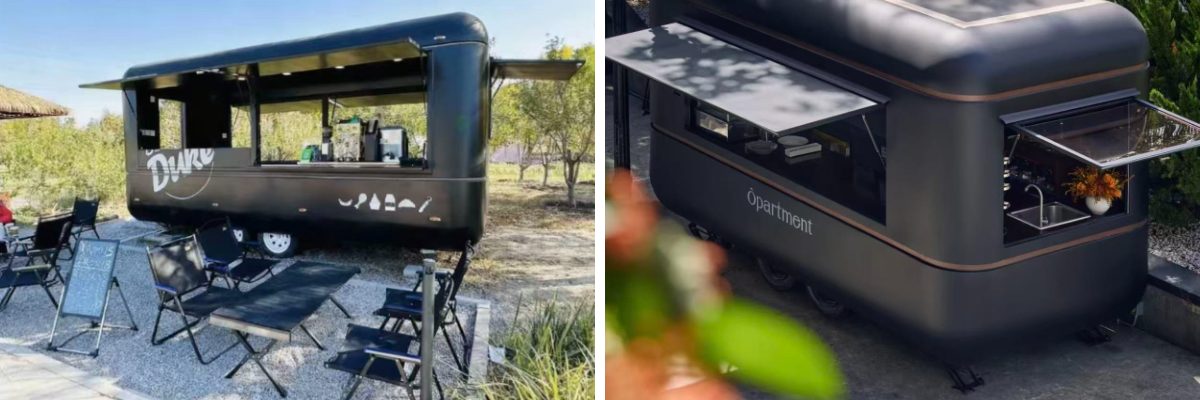 Custom food truck trailer