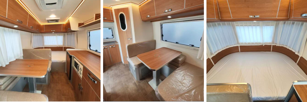 Remolque de viaje de aluminio