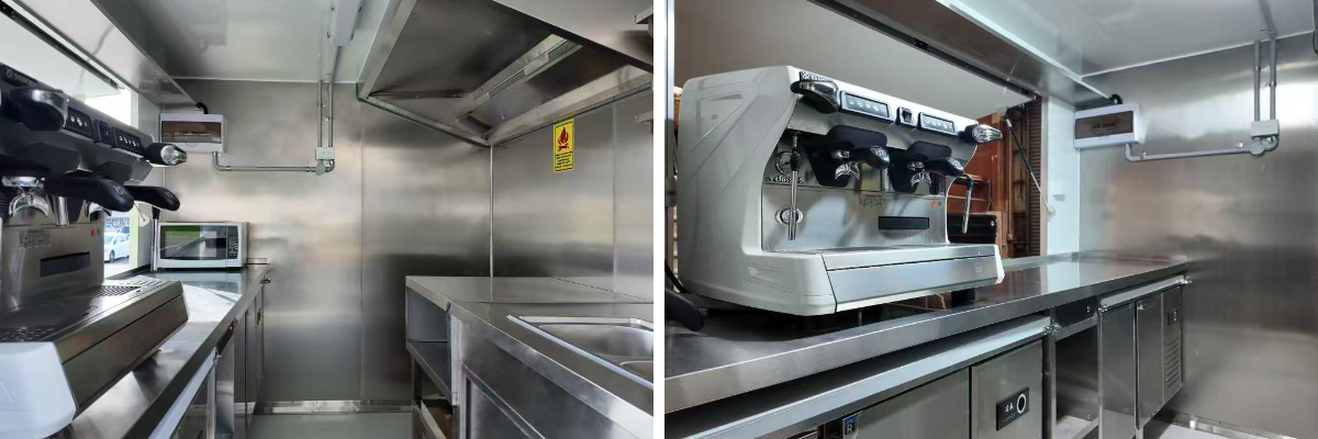 Mini Square Food Trailer