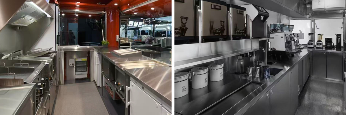 รถพ่วงอาหารที่กำหนดเอง