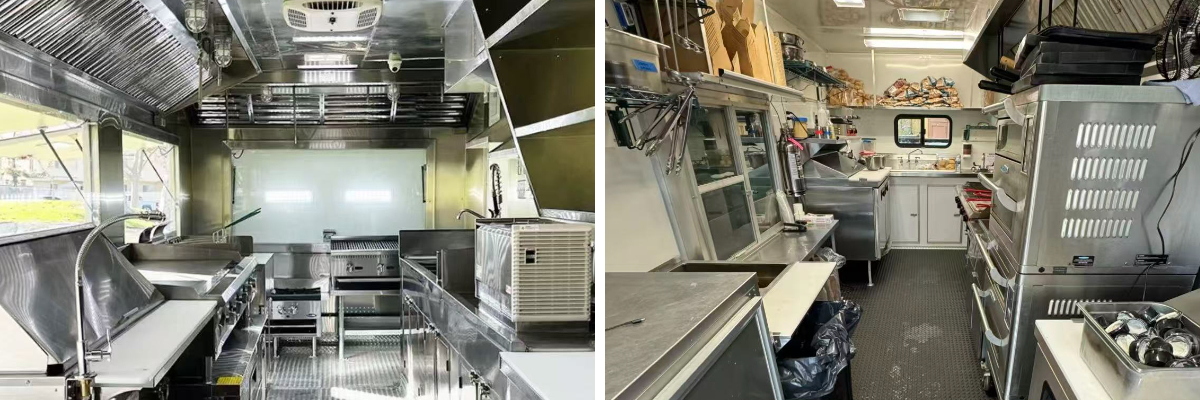 Remolque de comida de hamburguesas personalizado