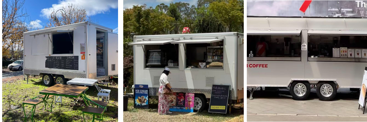 Tráiler de helado personalizado