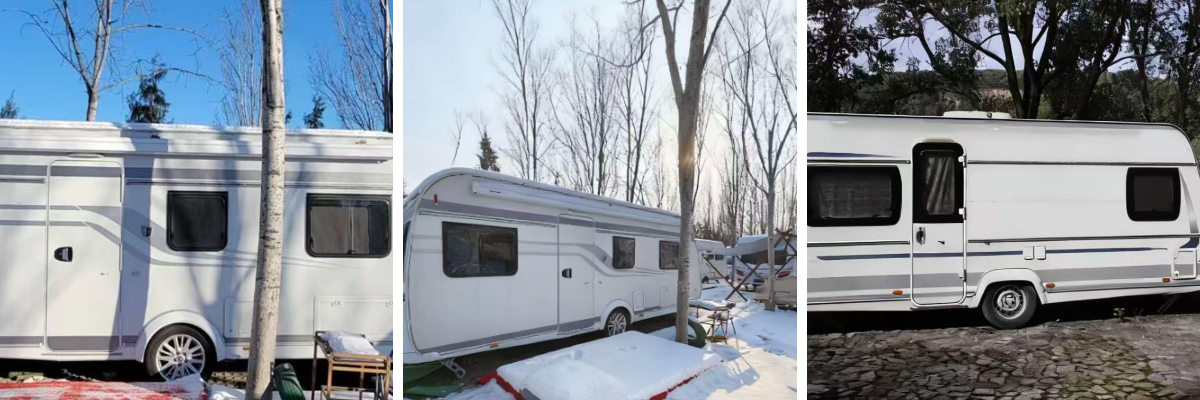 Caravane de voyage de luxe