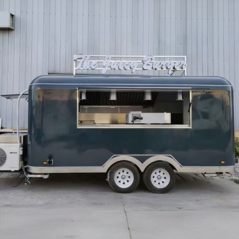 Remolque de comida de hamburguesas personalizado