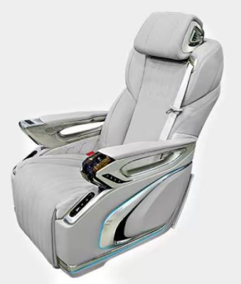 Grey executive car seat