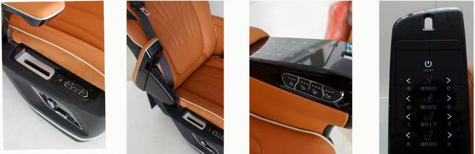 مقاعد قابلة للإمالة في درجة الأعمال