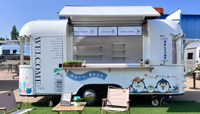 Custom hot dog trailers