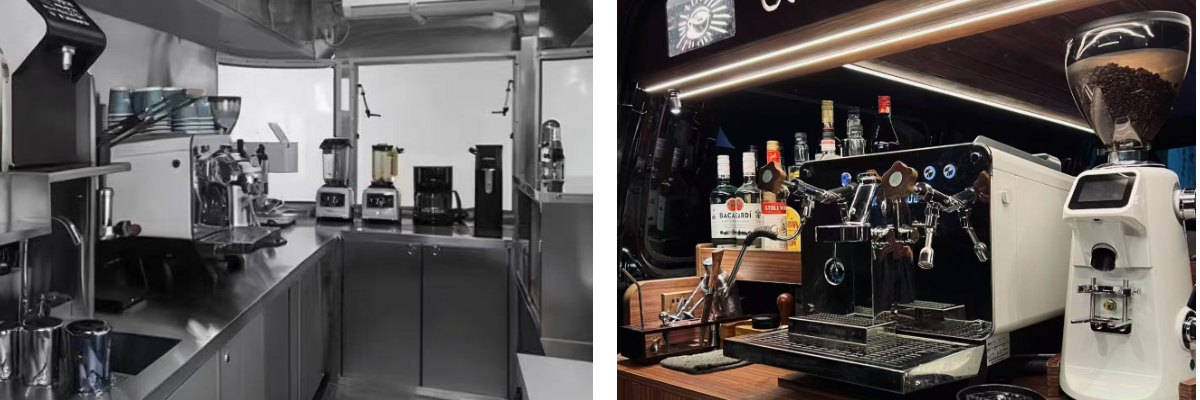Custom coffee trailer