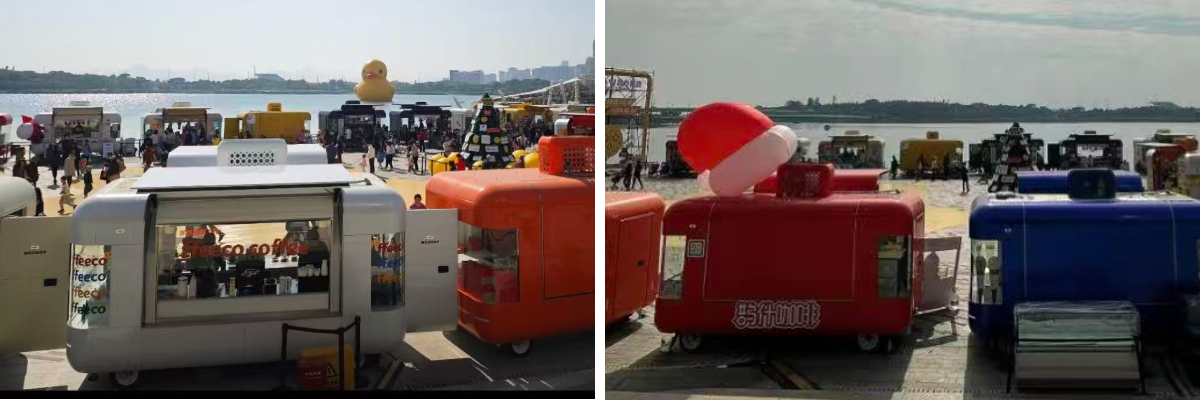 Custom coffee trailer