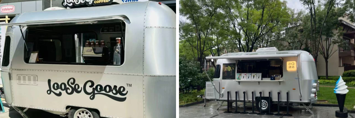 รถพ่วงอาหารที่กำหนดเอง